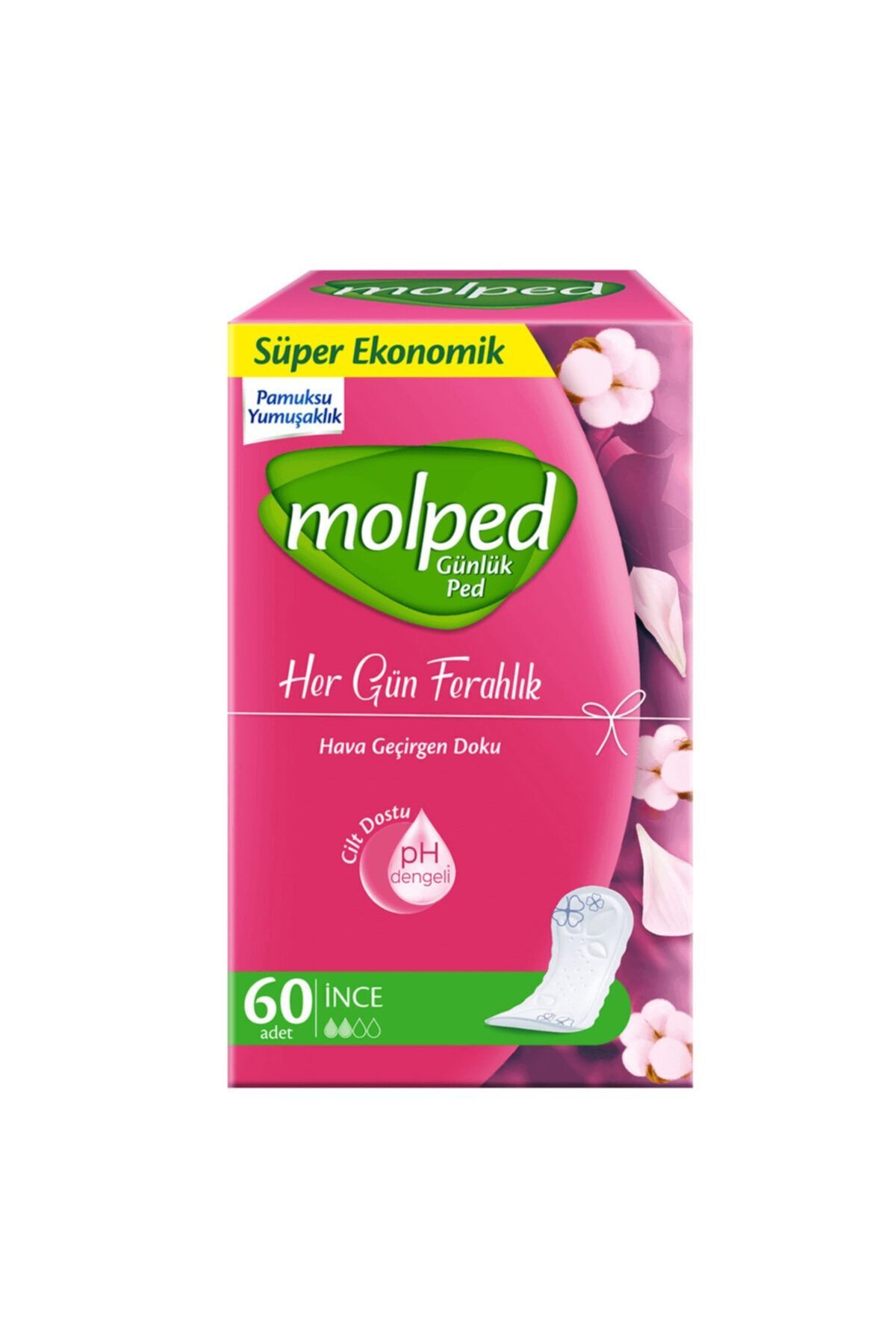 MOLPED DAİLY CARE LİGHT NORMAL GÜNLÜK PED 60 ADET-