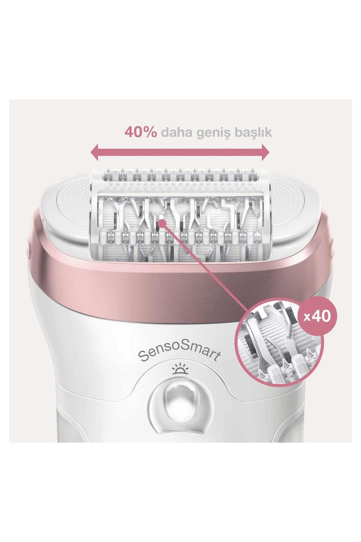 Braun Silképil9 9720 SensoSmart Kablosuz Islak&kur-