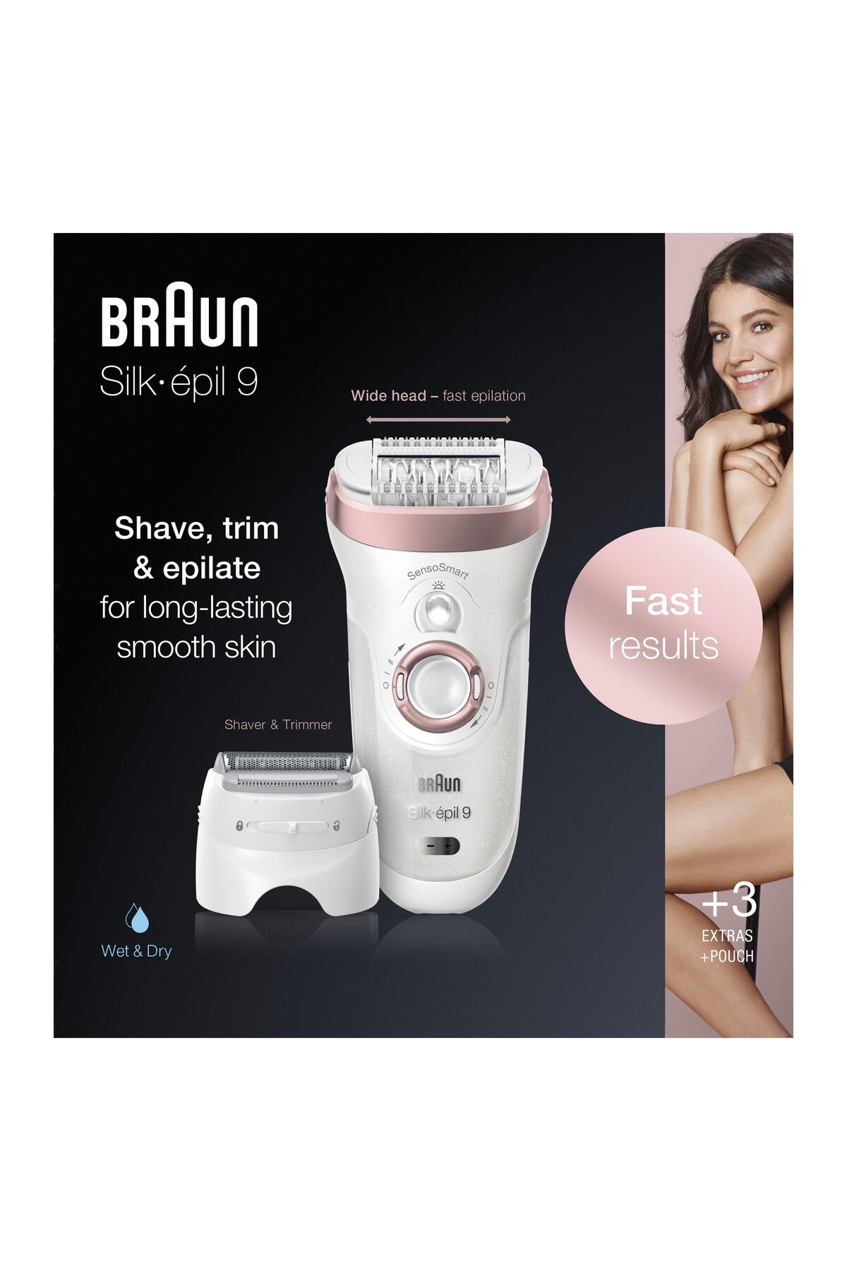 Braun Silképil9 9720 SensoSmart Kablosuz Islak&kur-