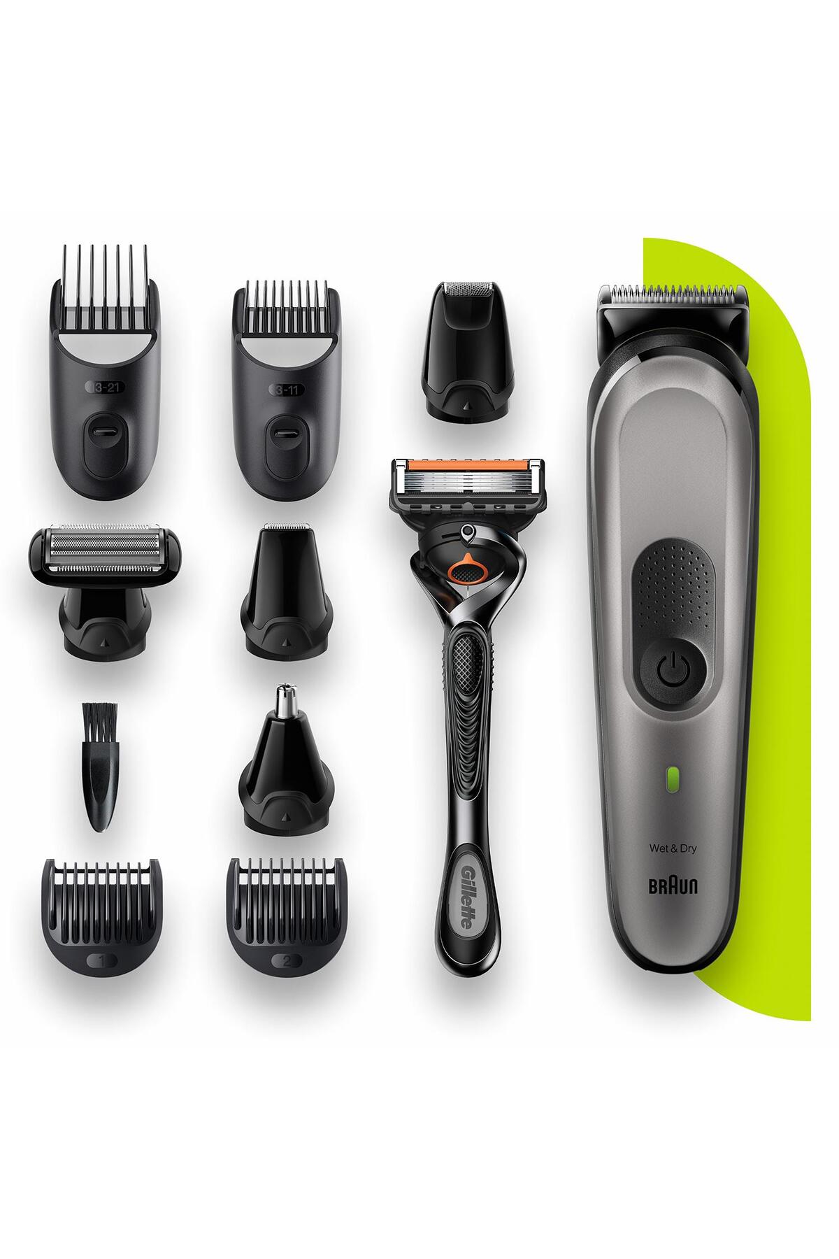 BRAUN MGK7320 ERKEK BAKIM KİTİ 10U1 ARADA ŞEKİLENDİRİCİ-