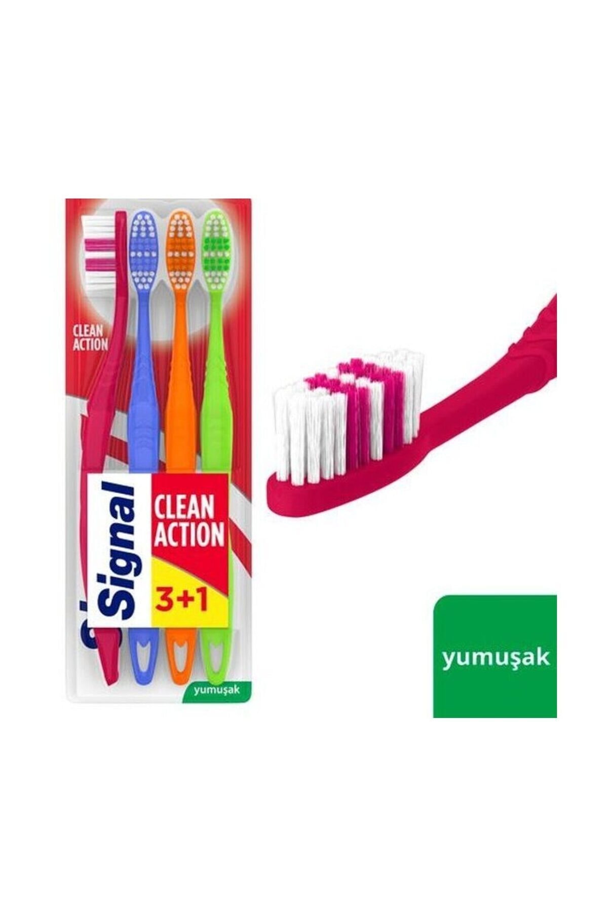 SİGNAL CLEAN ACTİON DİŞ FIRÇASI 3+1-