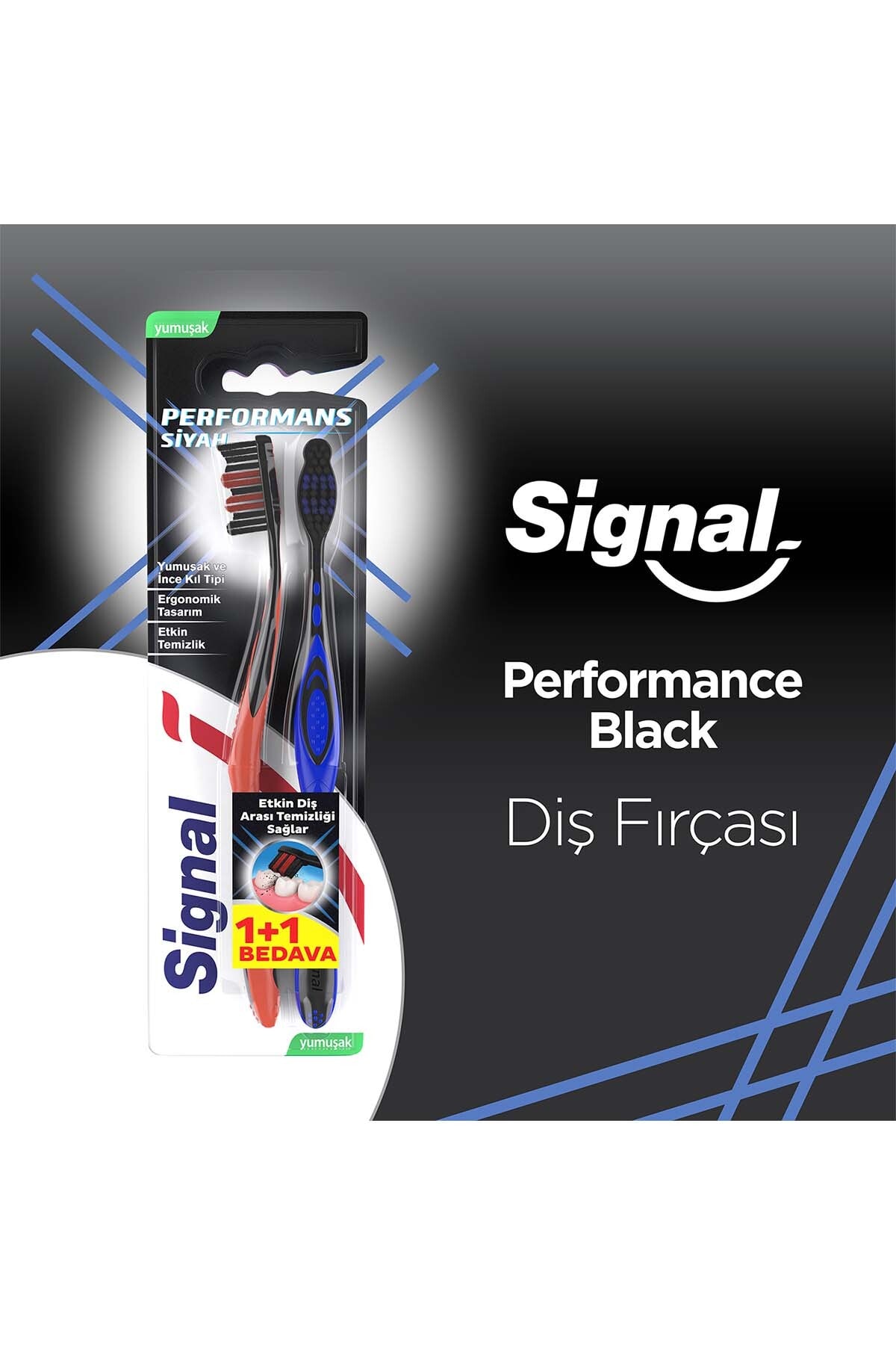 SİGNAL SİGNAL PERFO BLACK 1+1 DİŞ FIÇASI-