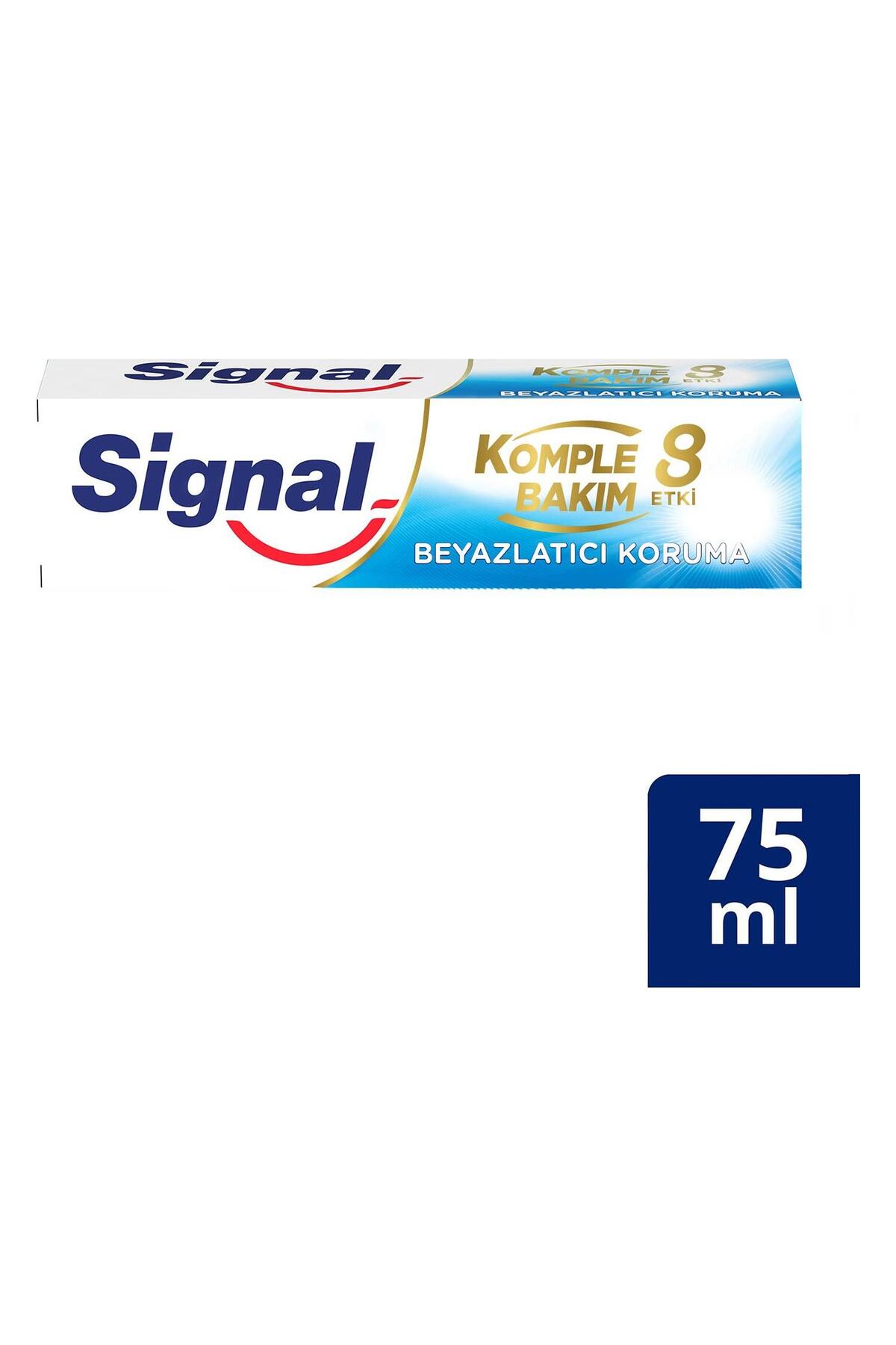 SİGNAL KOMPLE BAKIM 8 ETKİ BEYAZLIK KORUMA DİŞ MACUNU 75ML-