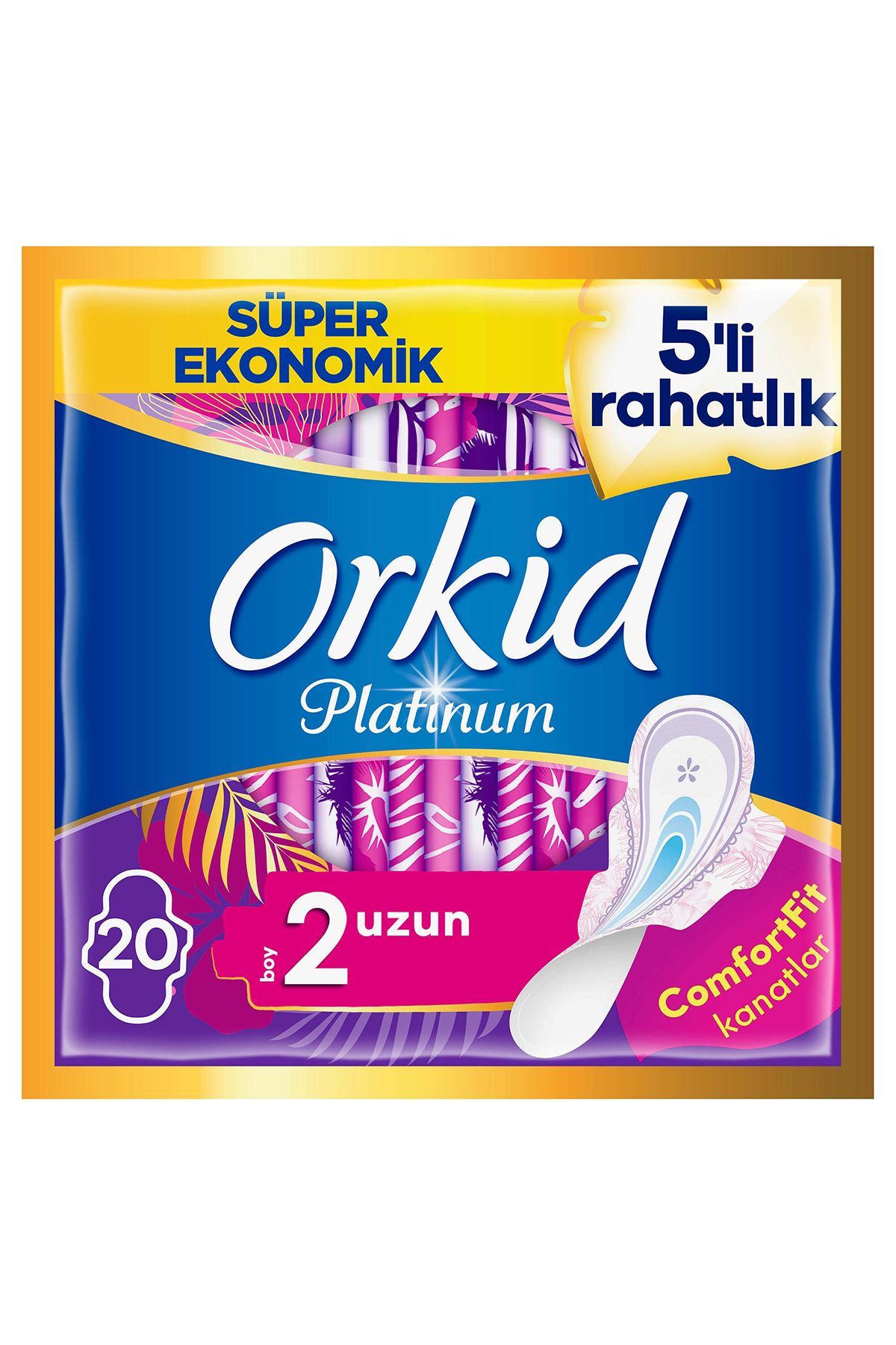 ORKİD PLATİNUM UZUN 20Lİ HİJYENİK PED-
