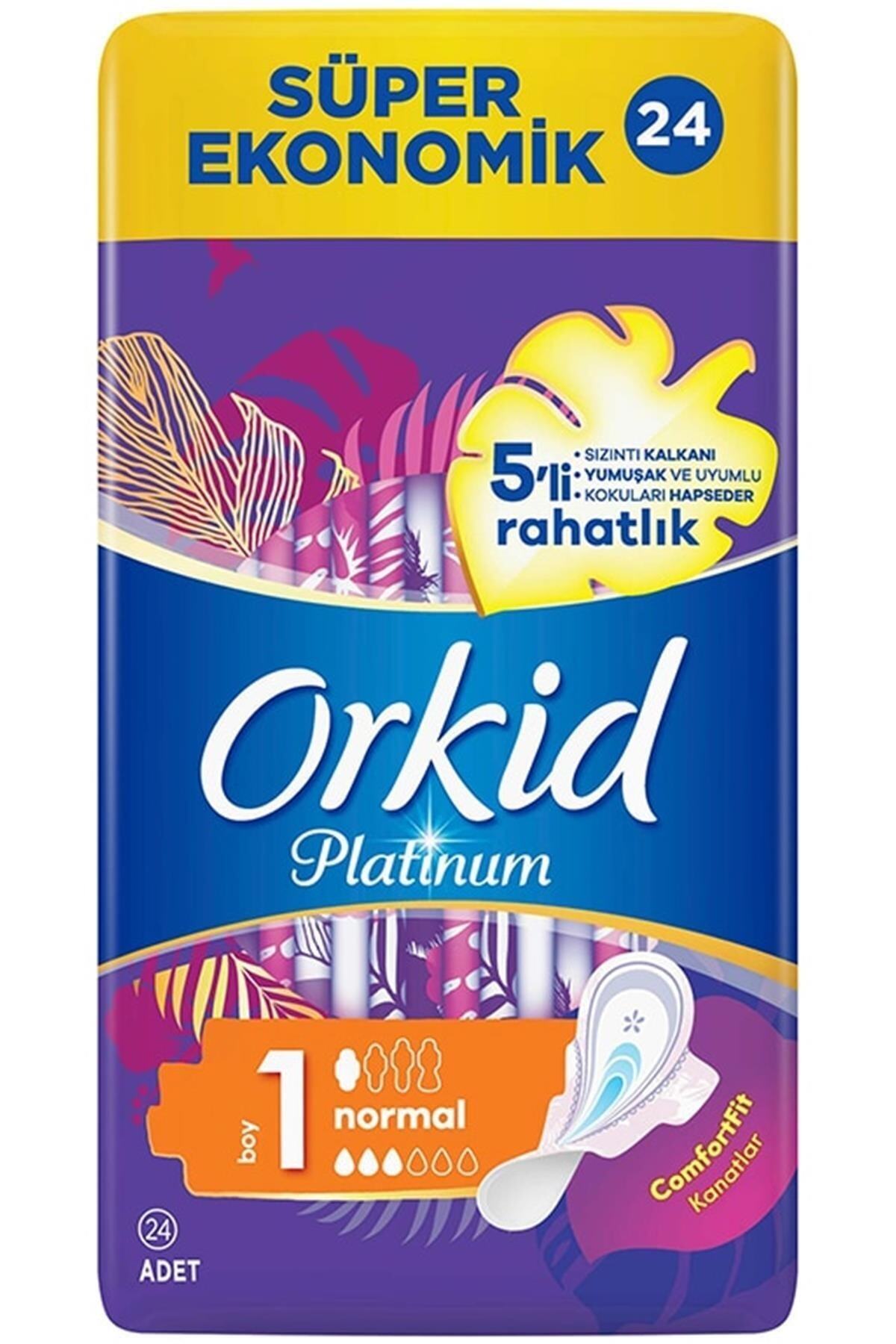 ORKİD 24LÜ PLATİNUM NORMAL HİJYENİK PED-