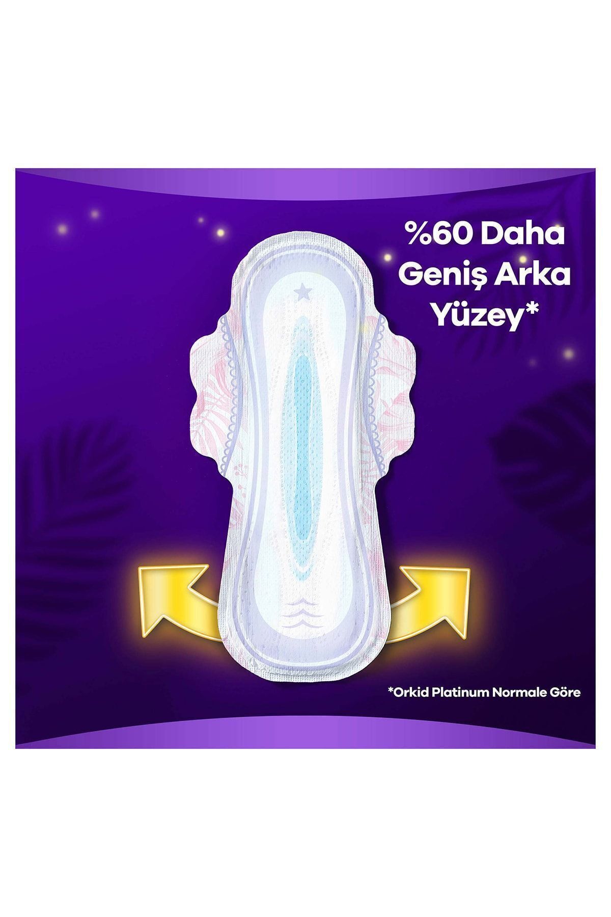 ORKİD PLATİNUM SÜPER EKONOMİK GECE EKSTRA 4 BEDEN HİJYENİK PED-