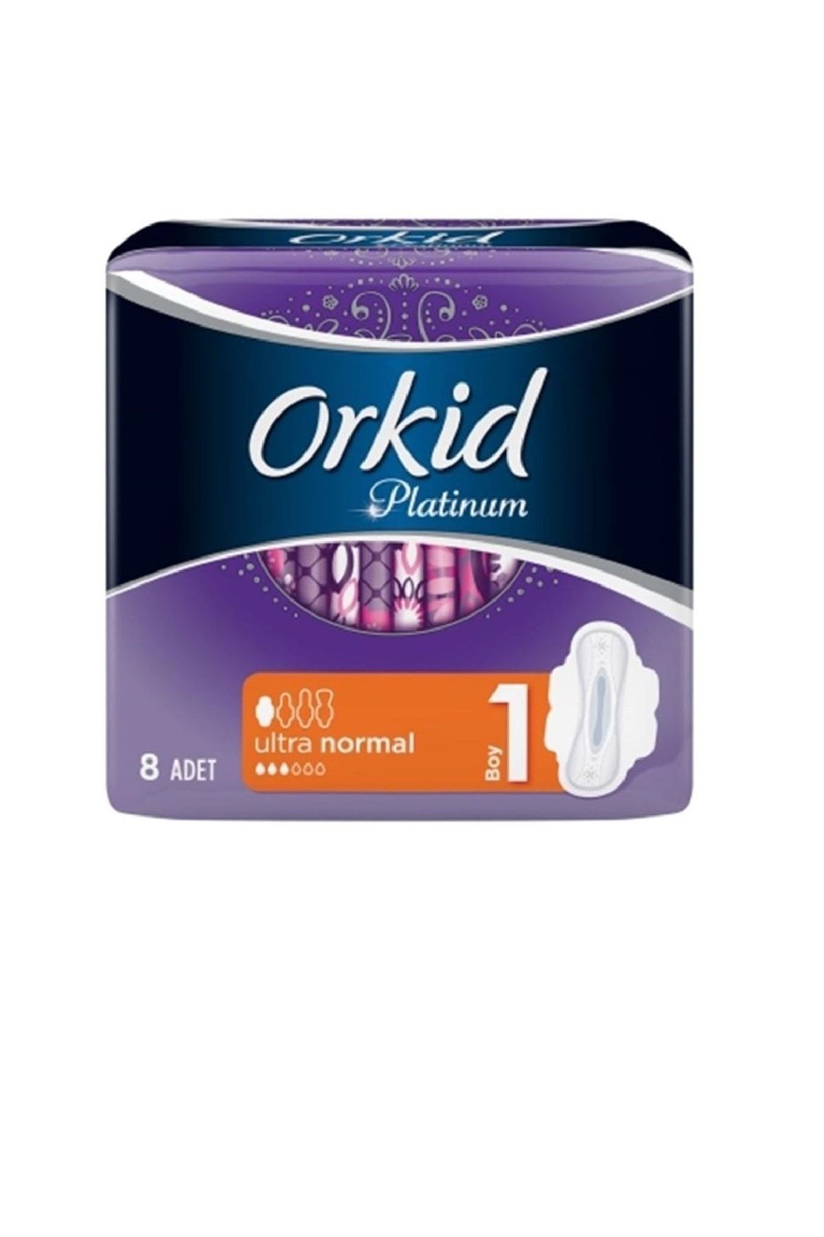 ORKİD PLATİNUM NORMAL 8 ADET TEKLİ PAKET HİJYENİK PED-