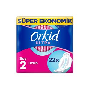 ORKİD ULTRA EKSTRA  UZUN 22 ADET SÜPER HİJYENİK PED-