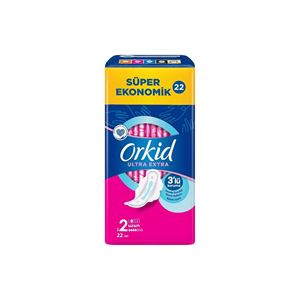 ORKİD ULTRA EKSTRA  UZUN 22 ADET SÜPER HİJYENİK PED-