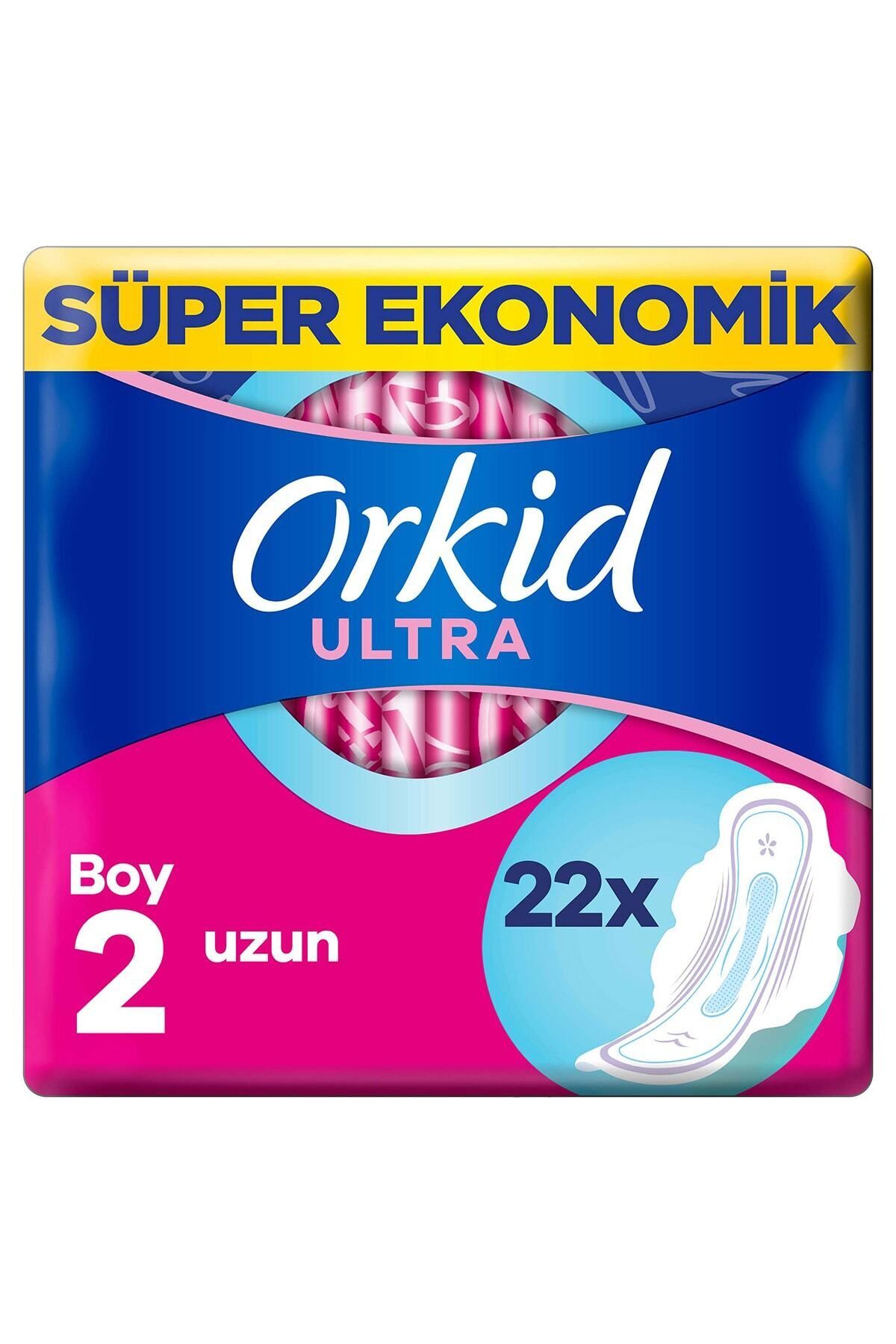 ORKİD ULTRA EKSTRA  UZUN 22 ADET SÜPER HİJYENİK PED-