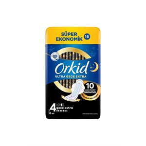 ORKİD ULTRA EKSTRA HİJYENİK PED GECE EKSTRA 16 ADE-