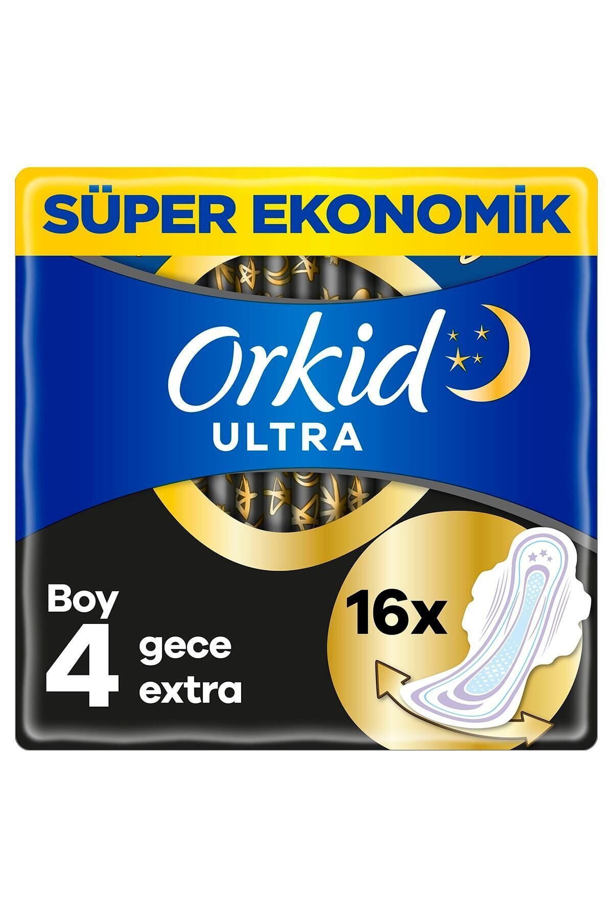 ORKİD ULTRA EKSTRA HİJYENİK PED GECE EKSTRA 16 ADE-