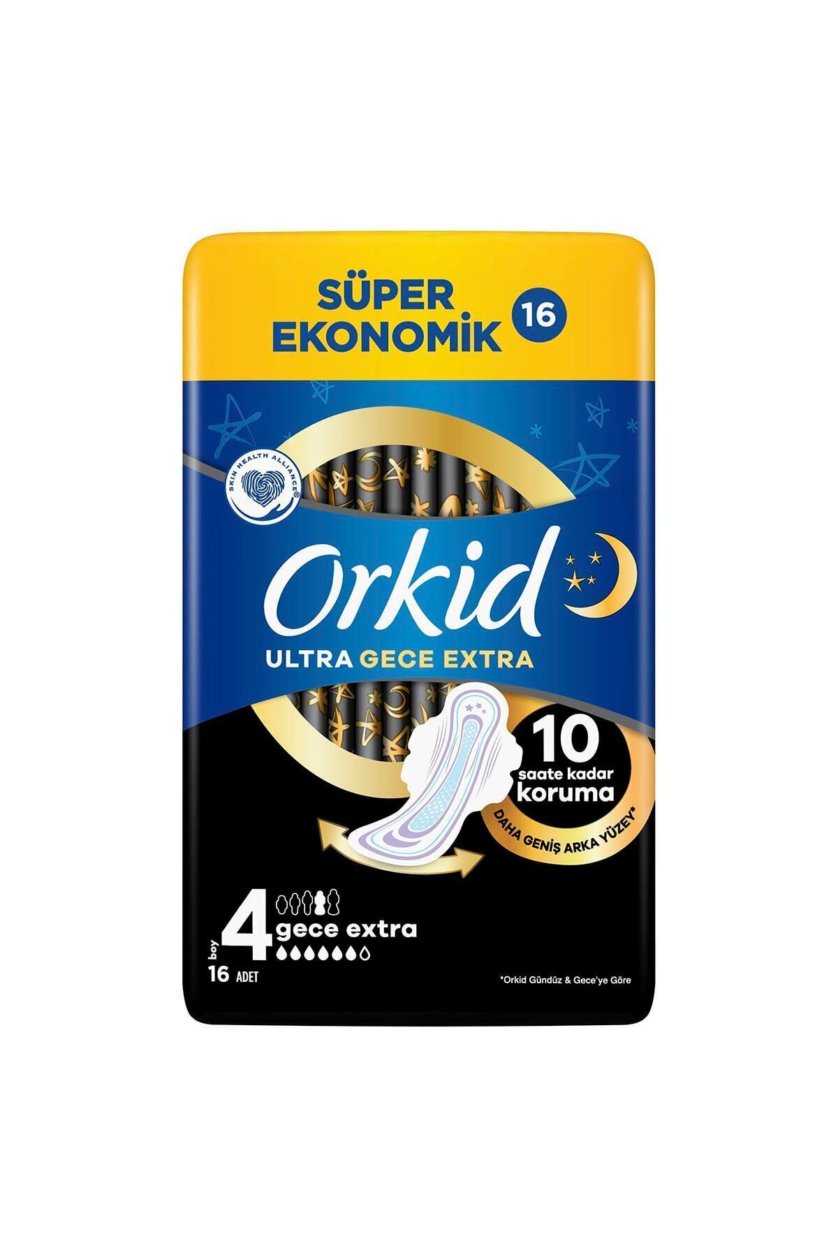 ORKİD ULTRA EKSTRA HİJYENİK PED GECE EKSTRA 16 ADE-