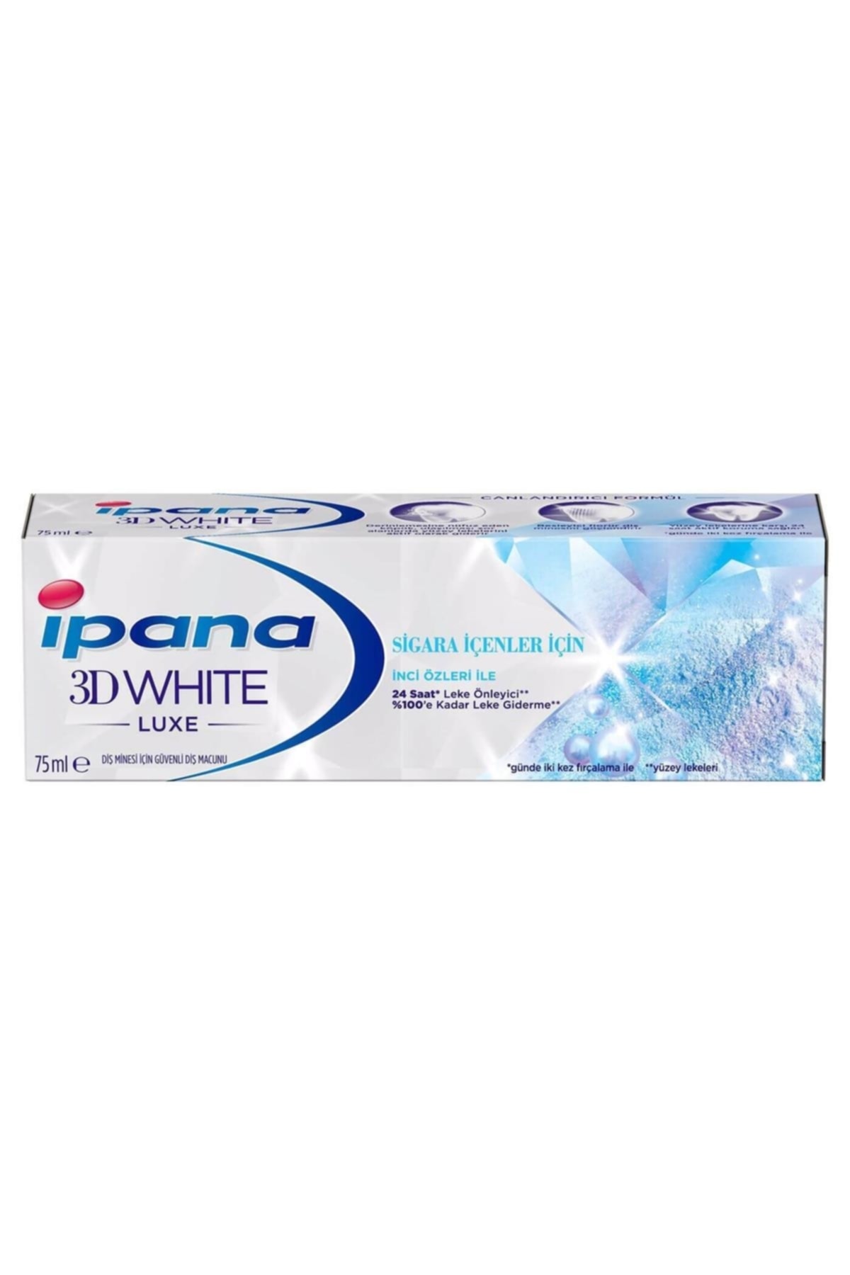 İPANA 3 BOYUTLU BEYAZLIK DİŞ MACUNU 75 ML-