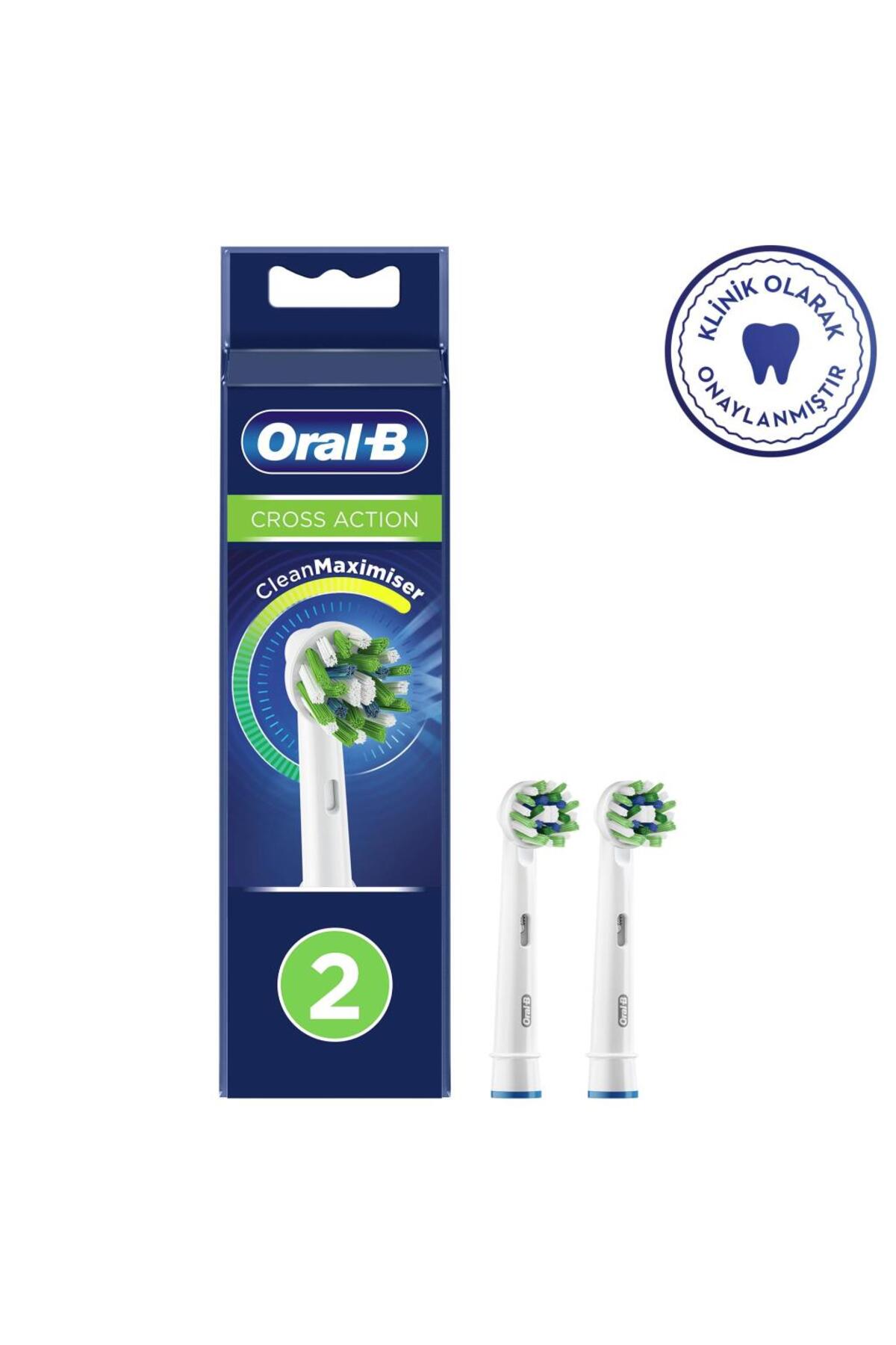 ORAL-B DİŞ FIRÇASI YEDEK BAŞLIĞI CROSS ACTİON 2Lİ-