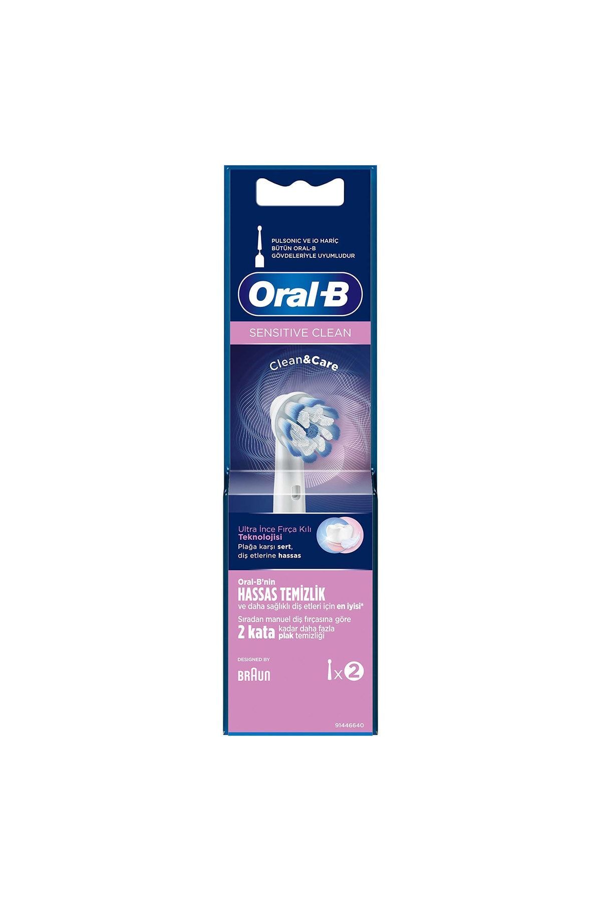 ORAL-B DİŞ FIRÇASI YEDEK BAŞLIĞI SENSİTİVE 2Lİ-