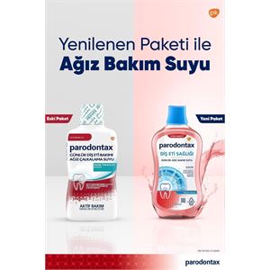 PARODONTAX GÜNLÜK DİŞ ETİ SAĞLIĞI AĞIZ ÇALKALAMA SUYU 500ML-