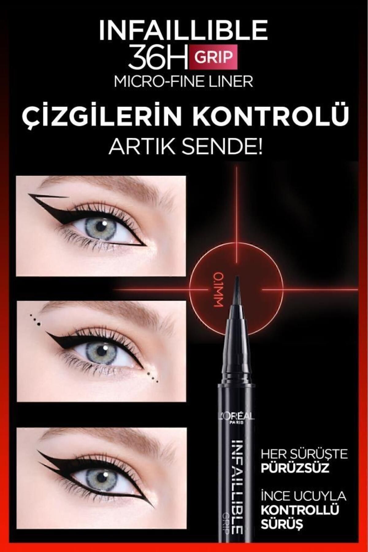 LOREAL PARİS INFAİLLİBLE GRİP MİCRO FİNE EYELİNER 05-