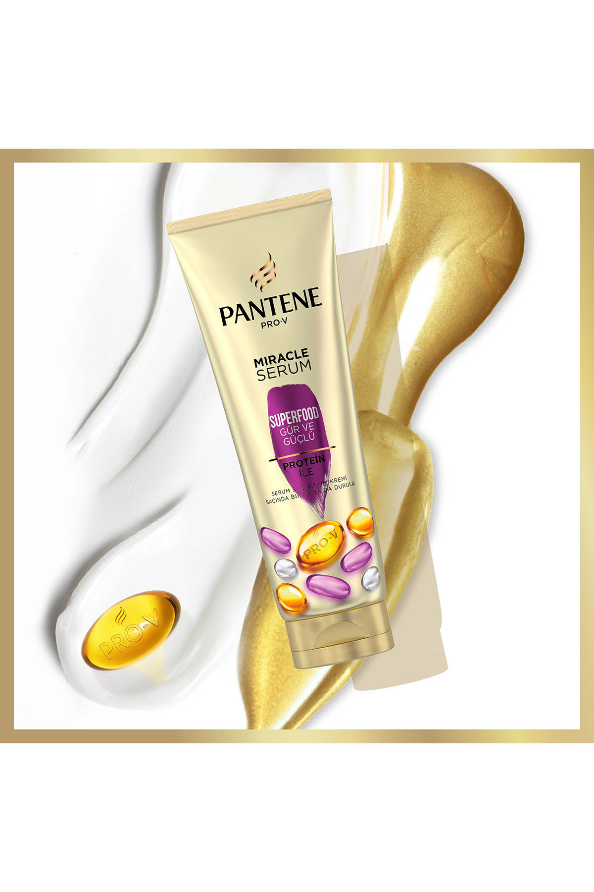 PANTENE MİRACLE SUPERFOOD GÜR VE GÜÇLÜ SAÇ BAKIM SERUMU 200ML-