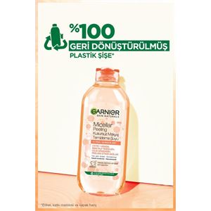 GARNİER MİCELLAR PEELİNG KUSURSUZ MAKYAJ TEMİZLEME SUYU 400ML-