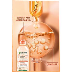 GARNİER MİCELLAR PEELİNG KUSURSUZ MAKYAJ TEMİZLEME SUYU 400ML-