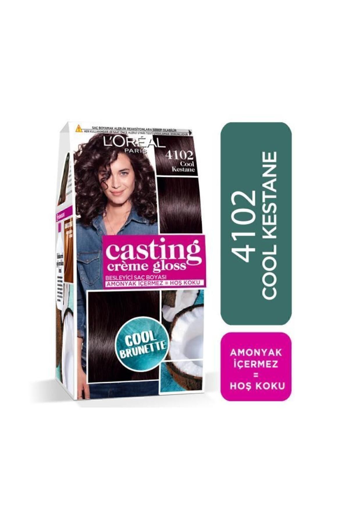 LOREAL PARİS CASTİNG CREME GLOSS 4102 COOL KESTANE SAÇ BOYASI-