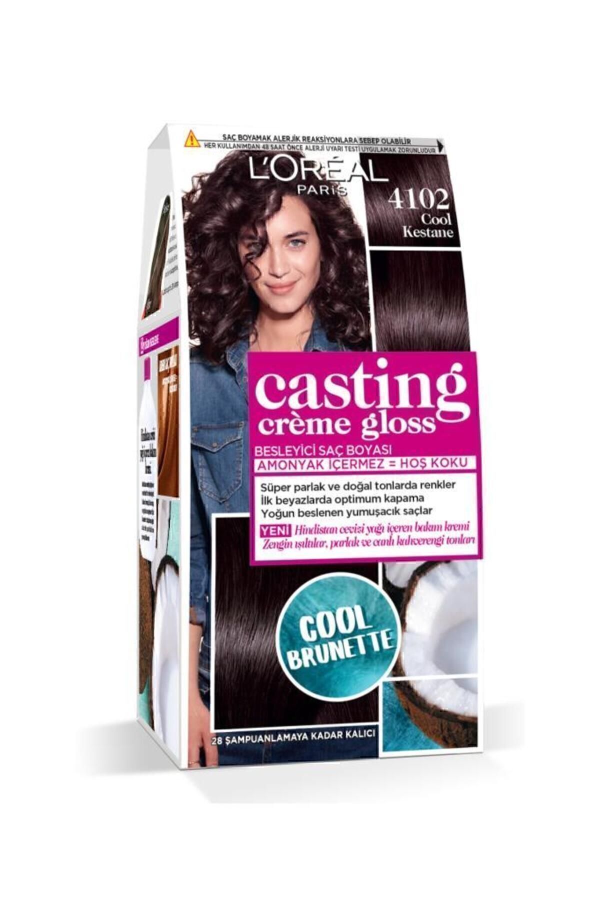 LOREAL PARİS CASTİNG CREME GLOSS 4102 COOL KESTANE SAÇ BOYASI-