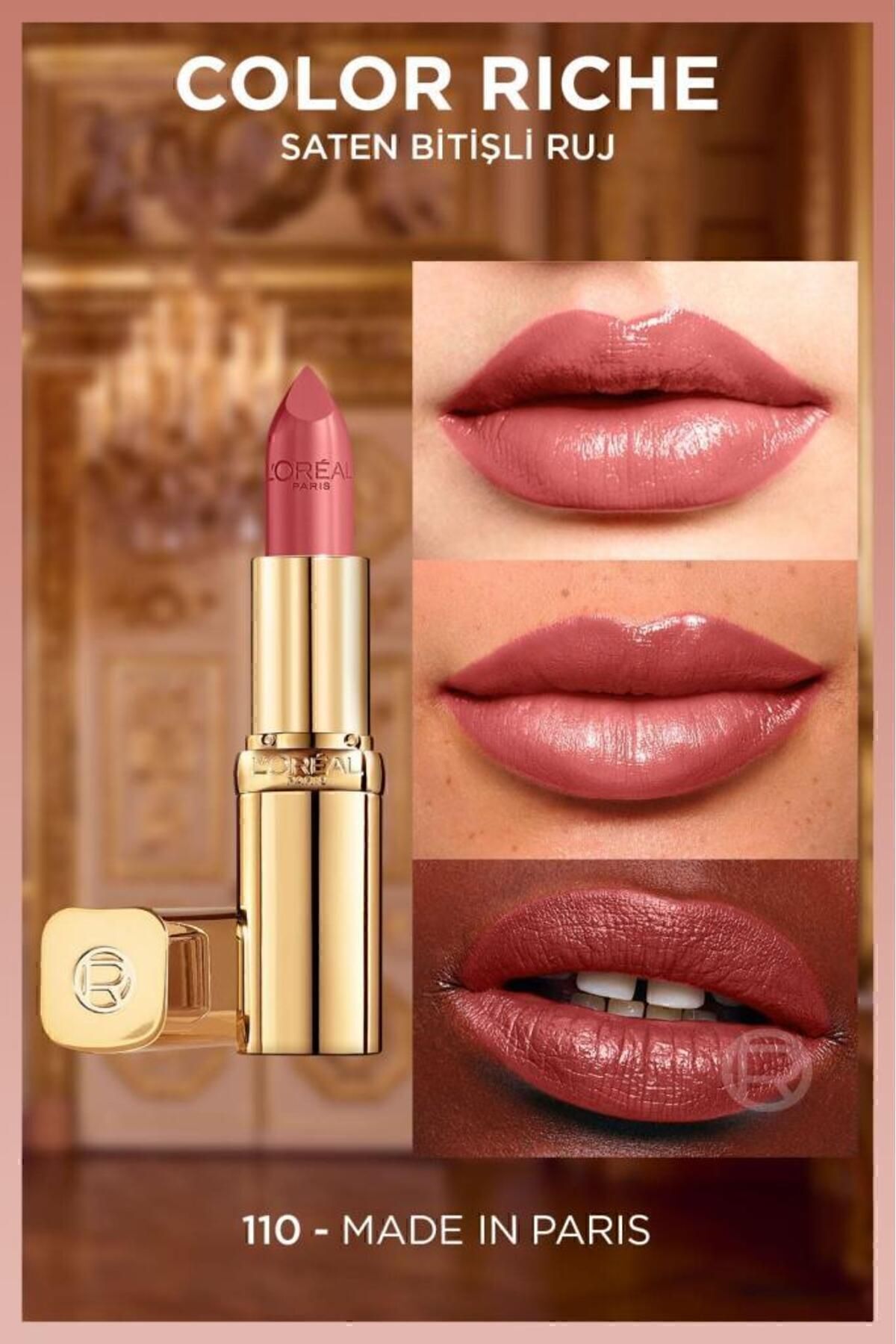 LOREAL PARİS COLOR RİCHE SATİN RUJ 110-