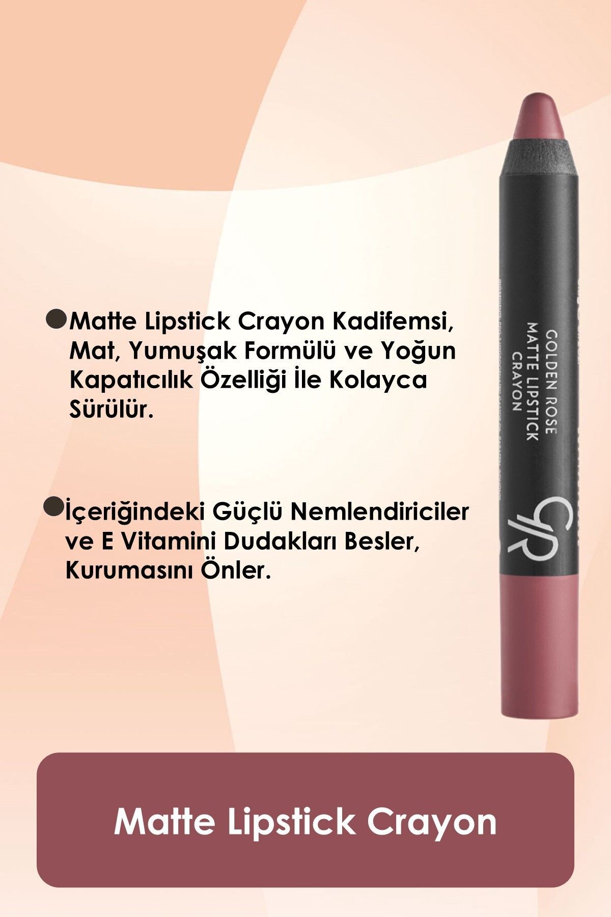 GOLDEN ROSE MAT KALEM RUJ NO:22-