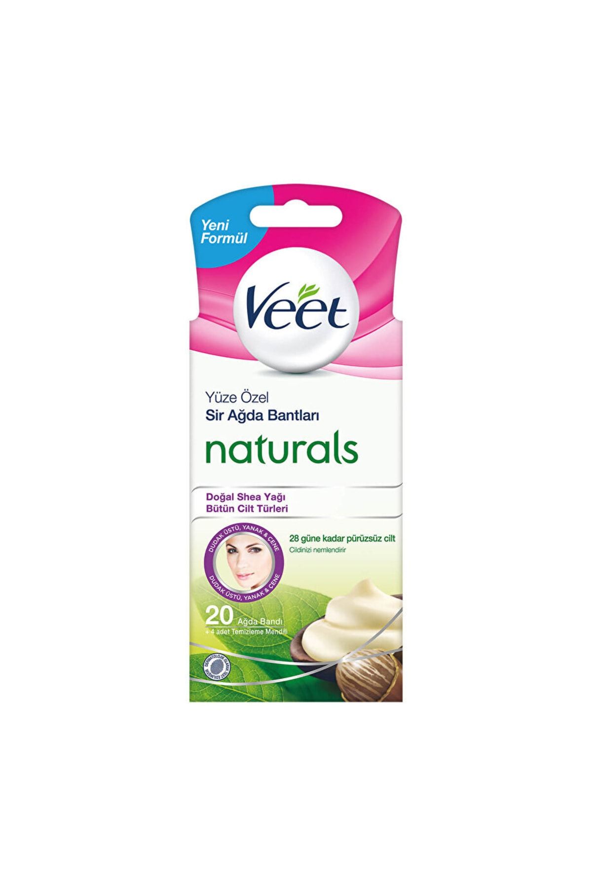 Veet Yüz Ağda Bandı Natural 20li-