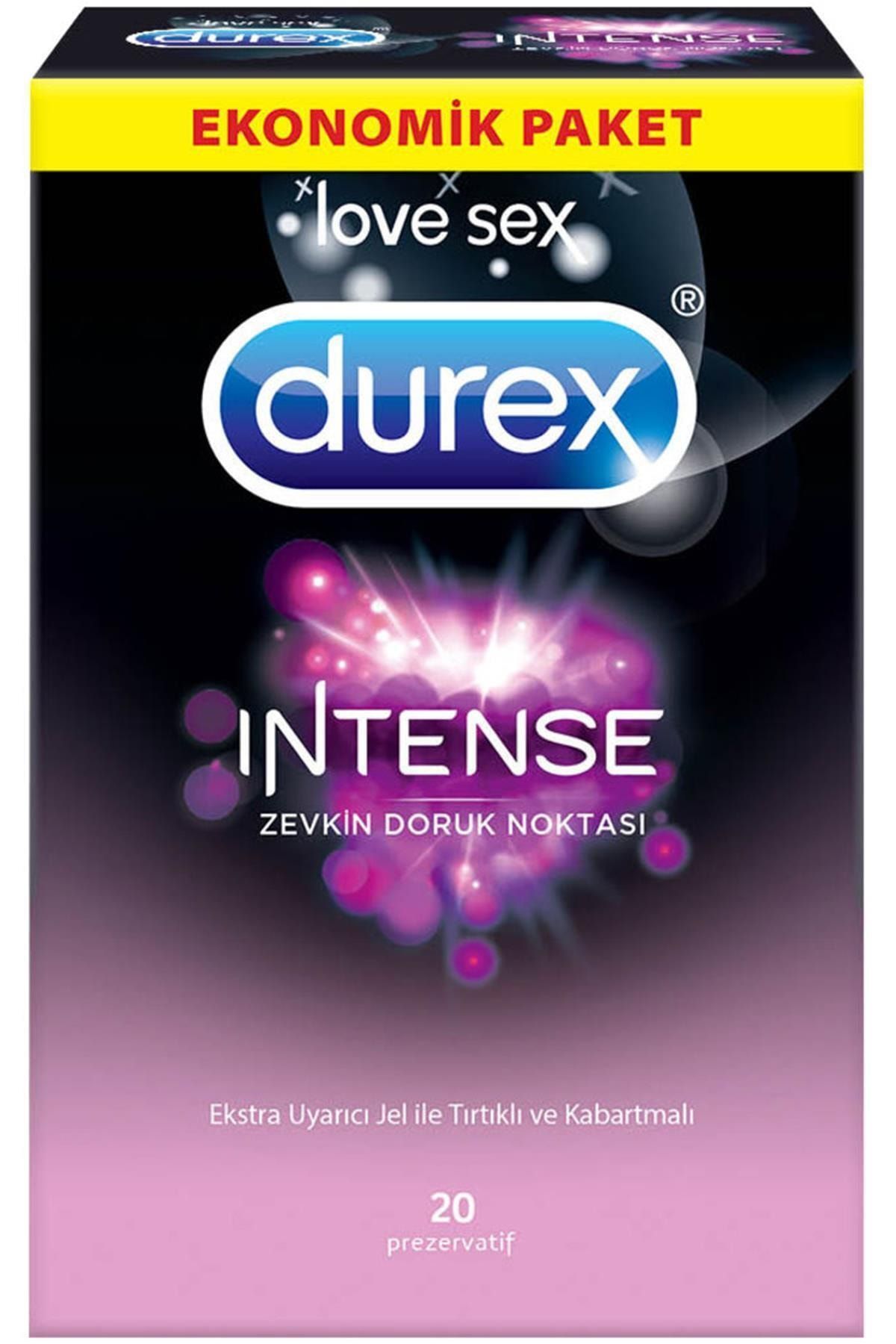 Durex Intense Prezervatif 20 Adet-