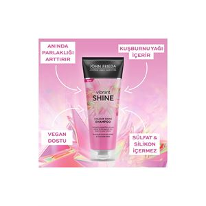 JOHN FRİEDA VİBRANT SHİNE CANLI PARLAKLIK VEREN ŞAMPUAN 250ML-