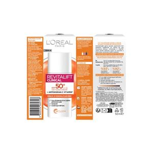 LOREAL  PARİS REVİTALİFT CLİNİCAL SPF 50+ GÜNEŞ KREMİ 50ML-