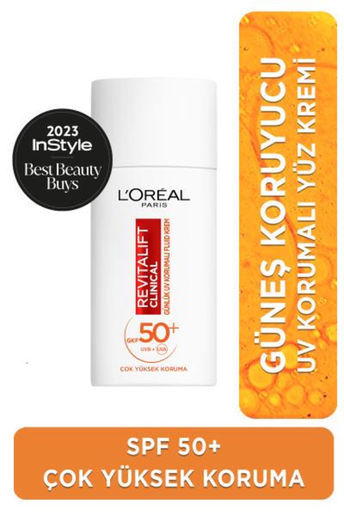 LOREAL  PARİS REVİTALİFT CLİNİCAL SPF 50+ GÜNEŞ KREMİ 50ML-