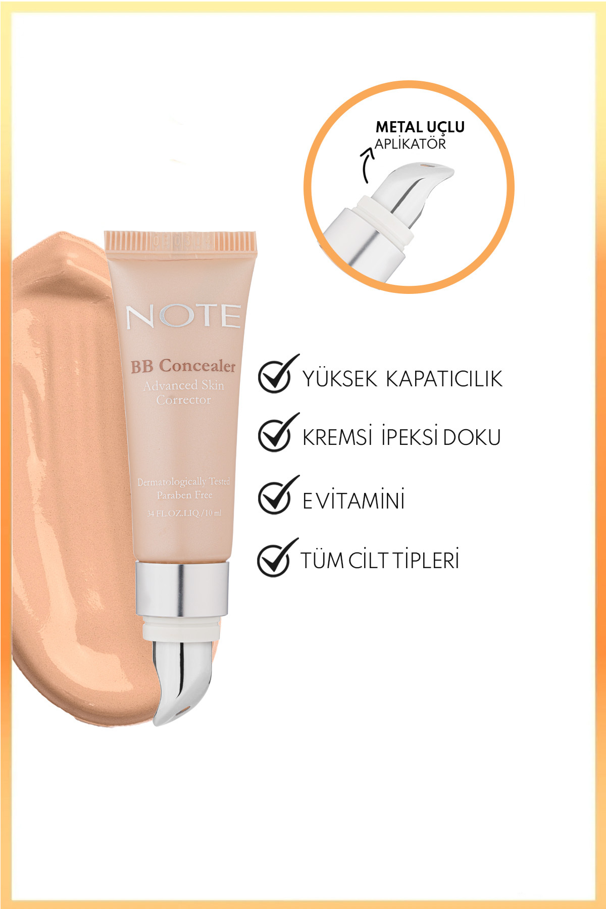 NOTE BB CONCEALER NO.03 KAPATICI-