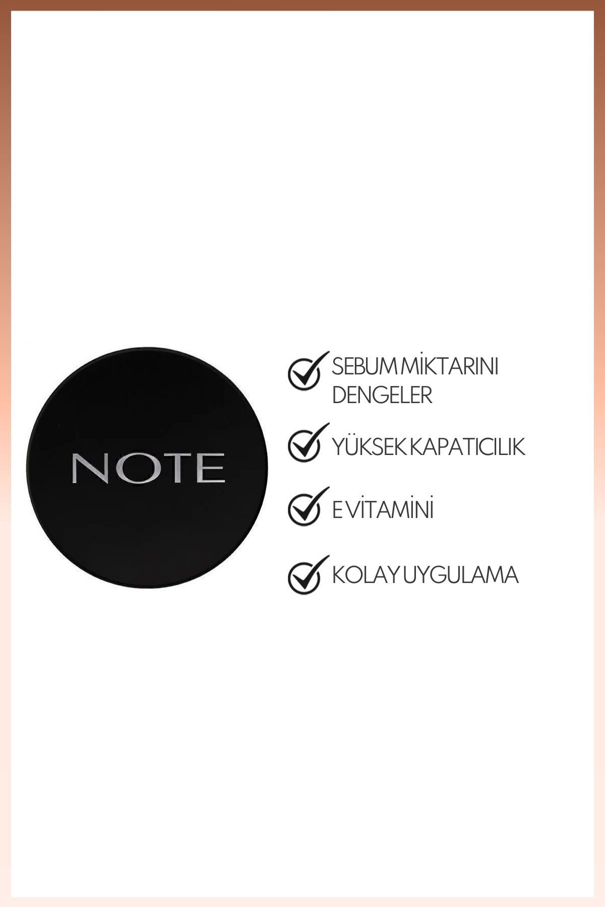 NOTE CREAM POWDER MEDIUM BEİGE PUDRA NO.03-