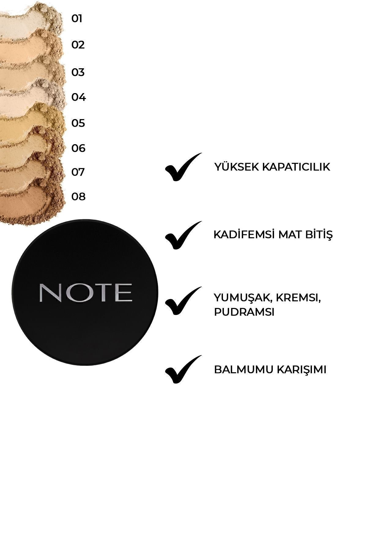 NOTE COMPACT POWDER SAND FONDÖTEN NO.04-