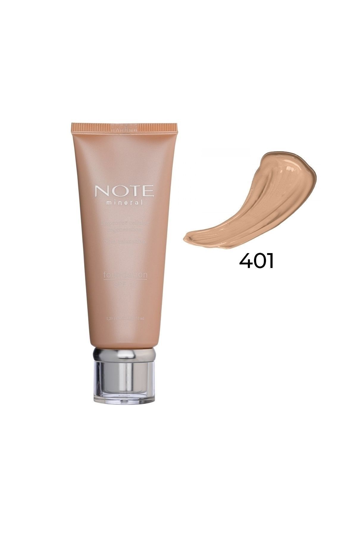 NOTE MINERAL  NATURAL GLOW FONDÖTEN NO.401-