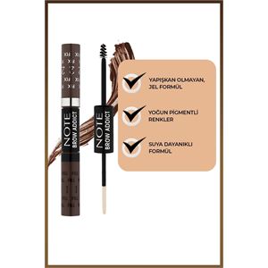 NOTE BROW ADDICT TINT&SHAPING GEL DARK BROWN 03 KAŞ MASKARASI-