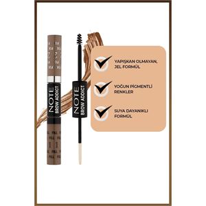 NOTE BROW ADDICT TINT&SHAPING GEL DARK BLONDE 01 KAŞ MASKARASI-