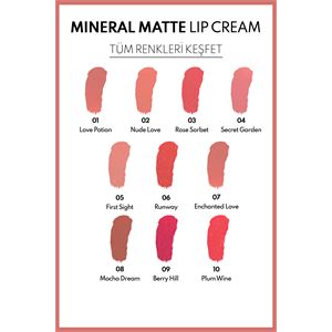 NOTE MİNERAL MATTE LİP CREAM BROWNİGHT NO.07 RUJ-