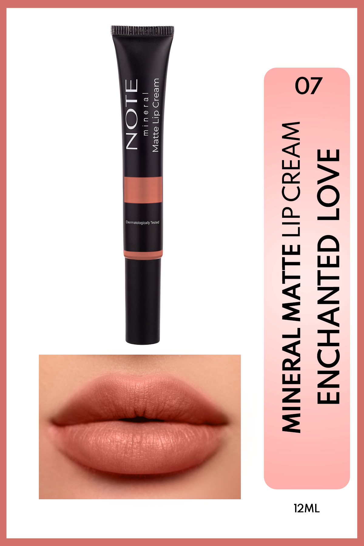 NOTE MİNERAL MATTE LİP CREAM BROWNİGHT NO.07 RUJ-