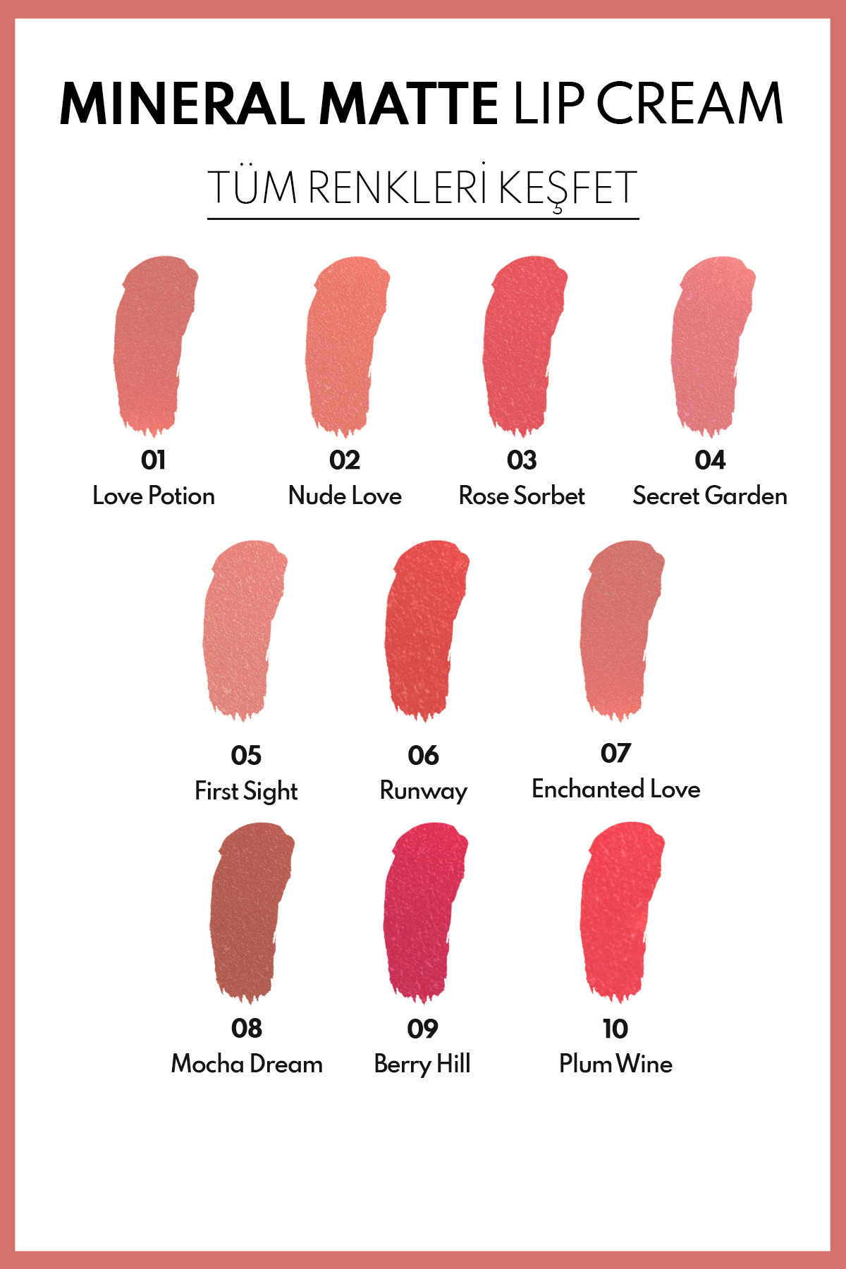 NOTE MİNERAL MATTE LİP CREAM BROWNİGHT NO.07 RUJ-