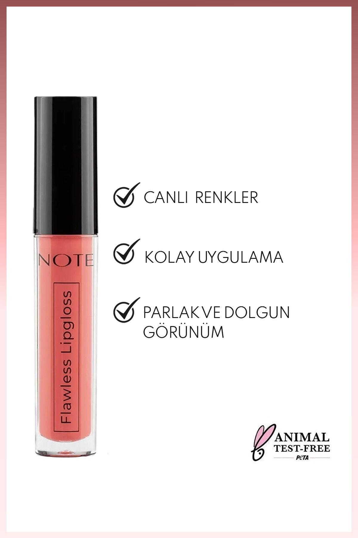 NOTE FLAWLESS LIPGLOSS TASTY CANDY NO.06-
