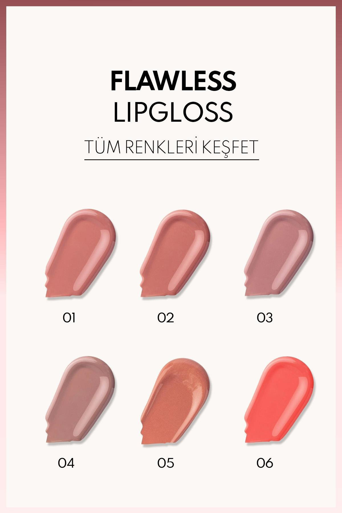 NOTE FLAWLESS LIPGLOSS TASTY CANDY NO.06-