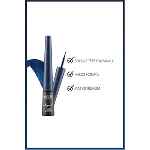 NOTE ELEGANT MATTE  NAVY BLUE 03 EYELİNER-