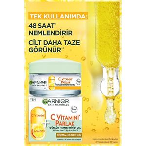 GARNİER C VİTAMİNİ PARLAK GÜNLÜK NEMLENDİRİCİ JEL 50ML-
