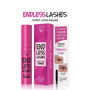 Golden Rose Endless Lashes Mascara - Black - Kıvrım Veren Maskara-