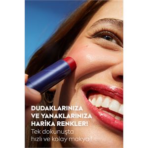 NIVEA RENKLİ DUDAK BAKIM KREMİ,KIRMIZI,4,8GR,NEMLENDİRME,SPF30,DOĞAL YAĞLAR,E-