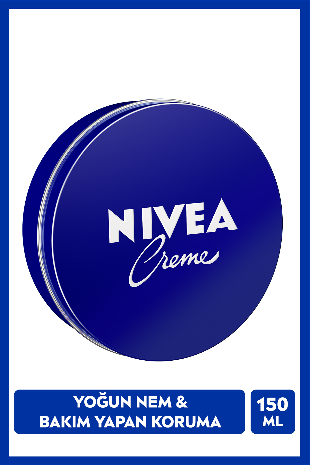 NIVEA CREME 150ML, BAKIM YAPAN KORUMA, UZUN SÜRELİ YOĞUN NEMLENDİRİCİ, EL YÜZ VE VÜCUT, YUMUŞAK CİLT HİSSİ-